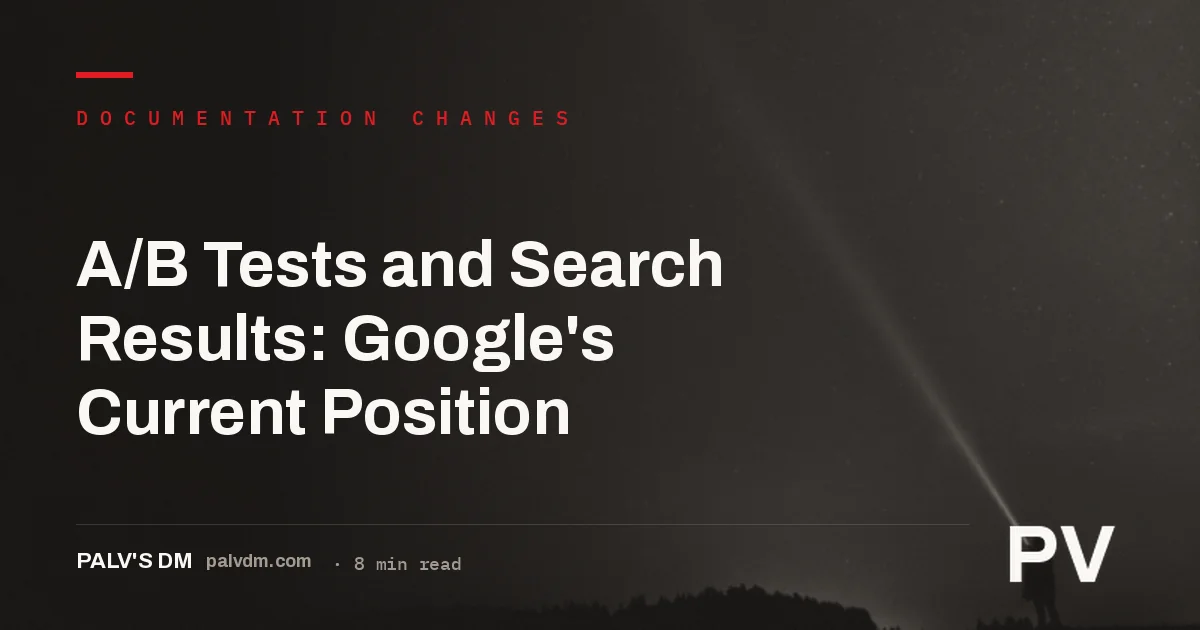 A/B testing and SEO: how Google treats split tests on search results