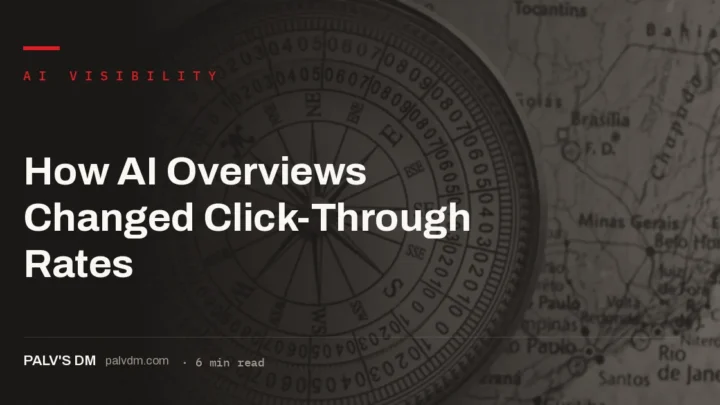 How AI Overviews changed CTR: the Seer and Pew data on organic click decline