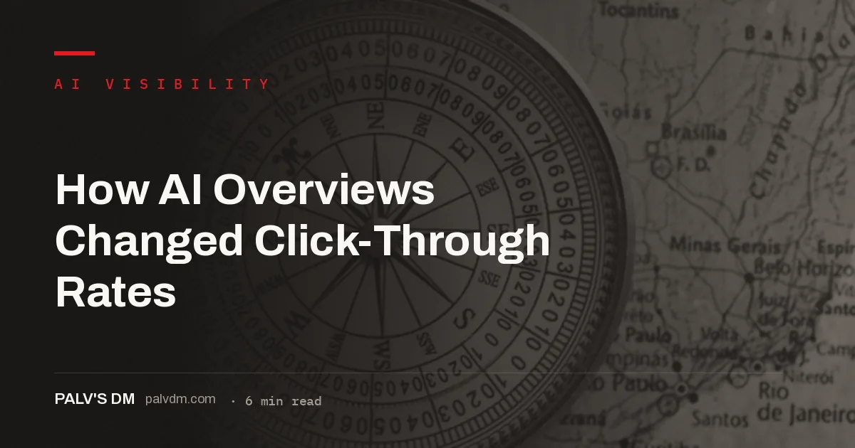 How AI Overviews changed CTR: the Seer and Pew data on organic click decline
