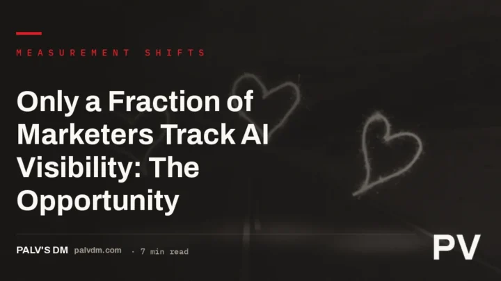 Dark long-exposure light trails representing the gap between search performance and AI visibility tracking