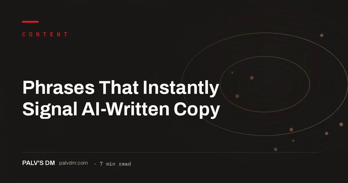 Dark network of connected nodes representing recurring structural patterns in AI-generated writing