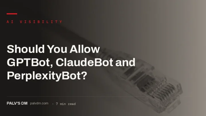 Allowing AI crawlers: GPTBot, ClaudeBot, PerplexityBot and search vs training bots