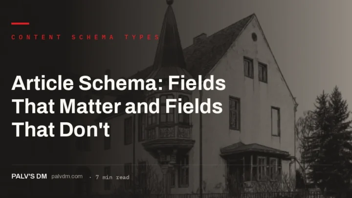 Technical blueprint lines representing the structure of Article schema markup