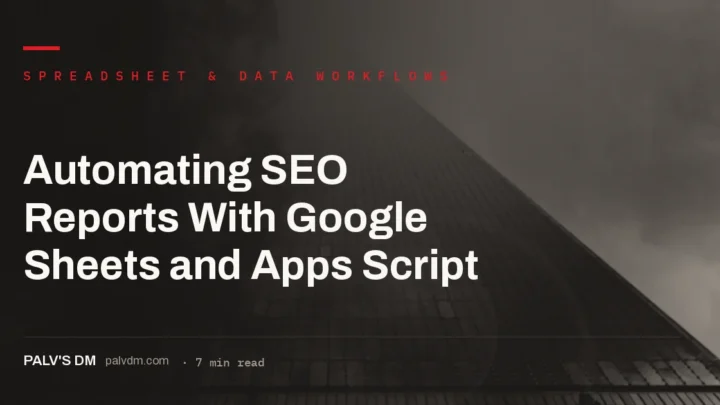 Architectural grid pattern representing automated SEO reporting workflows