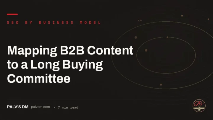 Mapping B2B Content to a Long Buying Committee — hero image