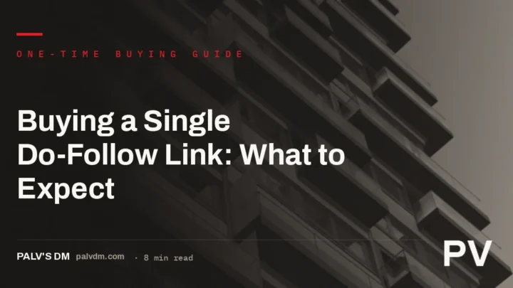 Architectural facade grid pattern representing structured link-buying criteria