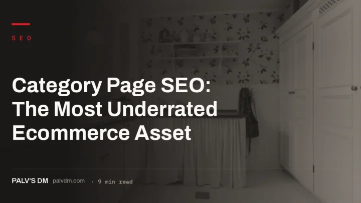Why category pages outrank individual products when they get unique copy, clean facets, and strong links
