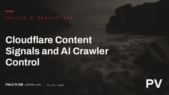Abstract long-exposure light trails representing AI crawler traffic routed through Cloudflare