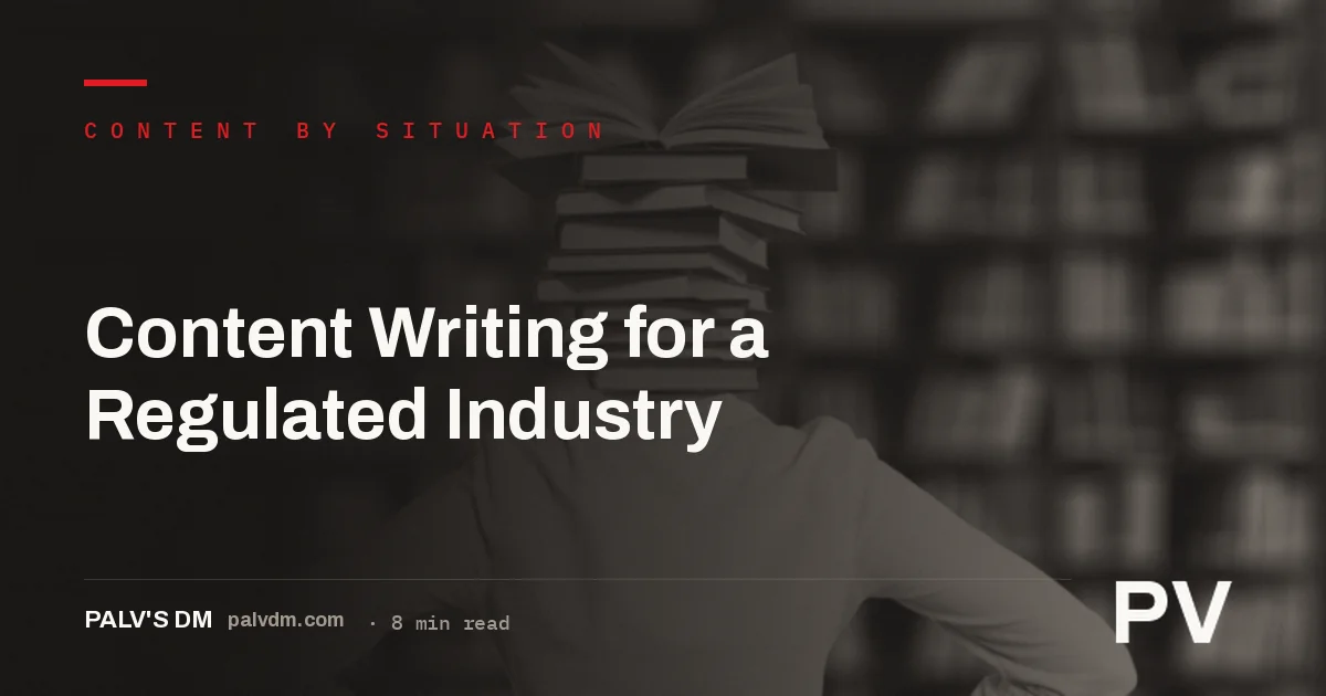 Checklist of YMYL content requirements for regulated industries