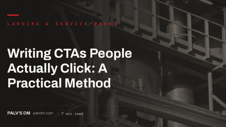 Writing CTA copy that gets clicked, step by step method