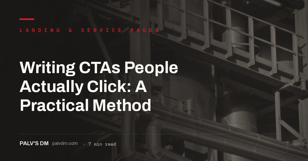 Writing CTA copy that gets clicked, step by step method