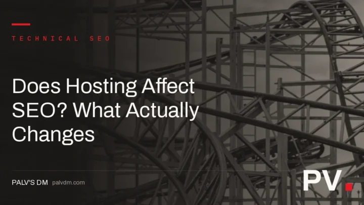 Does Hosting Affect SEO? What Actually Changes — featured image