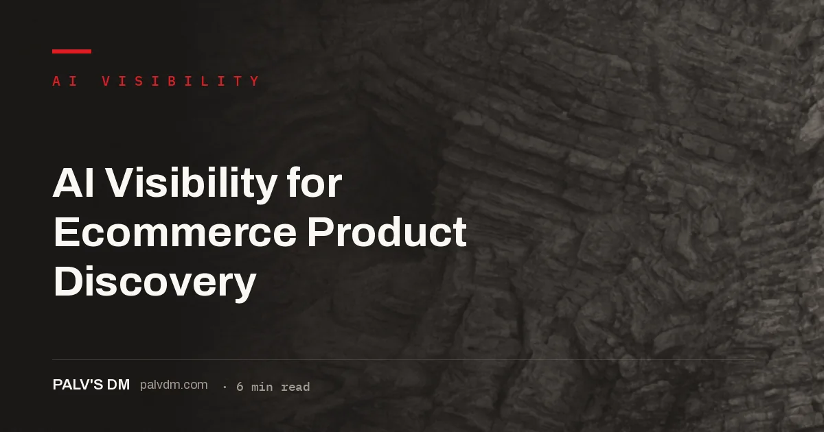 Ecommerce product discovery through constraint-heavy AI recommendation prompts