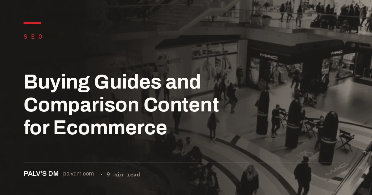 A shopper comparing products using an ecommerce buying guide with a comparison table