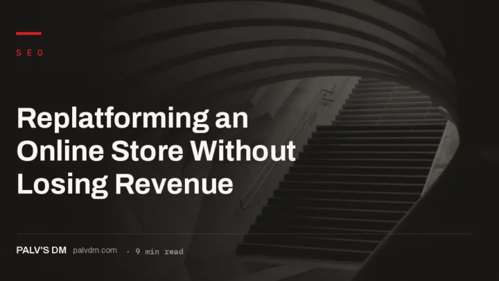 Redirect mapping checklist for migrating an ecommerce store without losing organic rankings