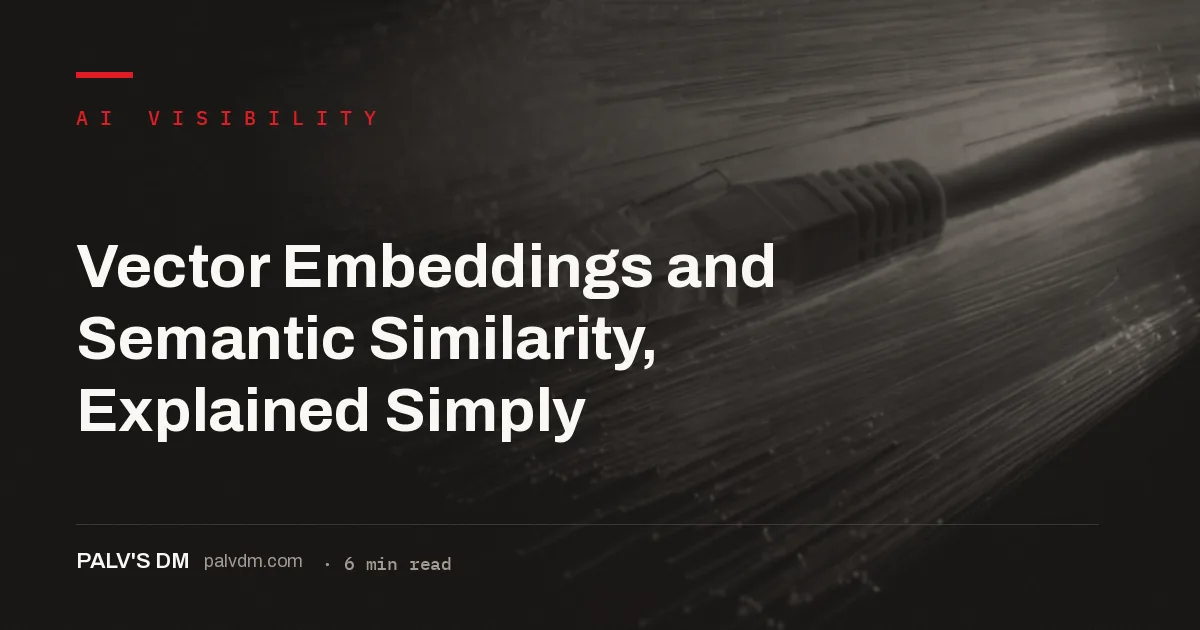 Vector embeddings representing text meaning as position in a conceptual space