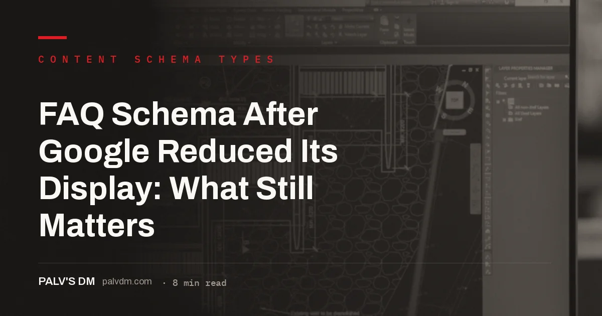 Technical blueprint concept representing schema markup and structured data