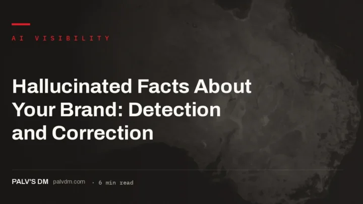 Detecting and correcting false facts AI engines state about your brand