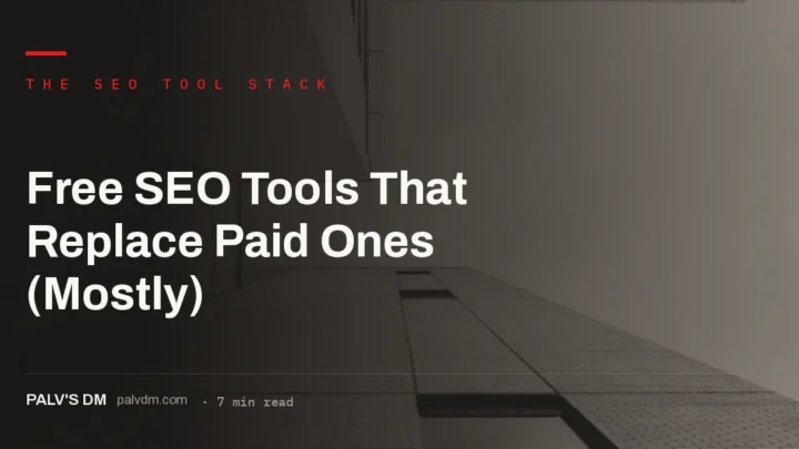 Architectural grid pattern representing a structured SEO tool stack