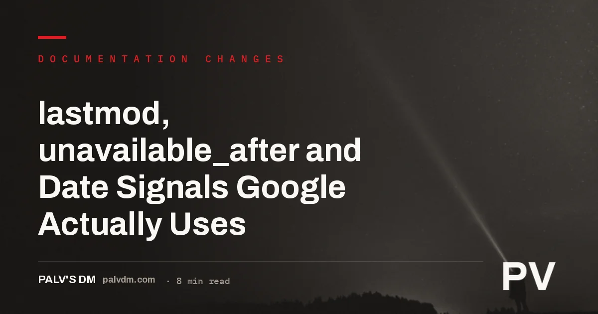 Long exposure light trails at night symbolising the date and time signals Google uses to judge content freshness