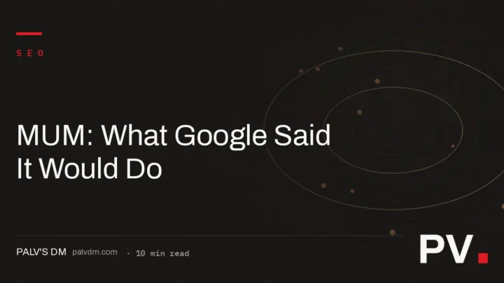 MUM: What Google Said It Would Do