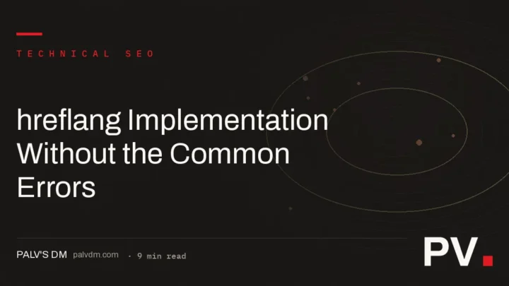 hreflang Implementation Without the Common Errors — hero image