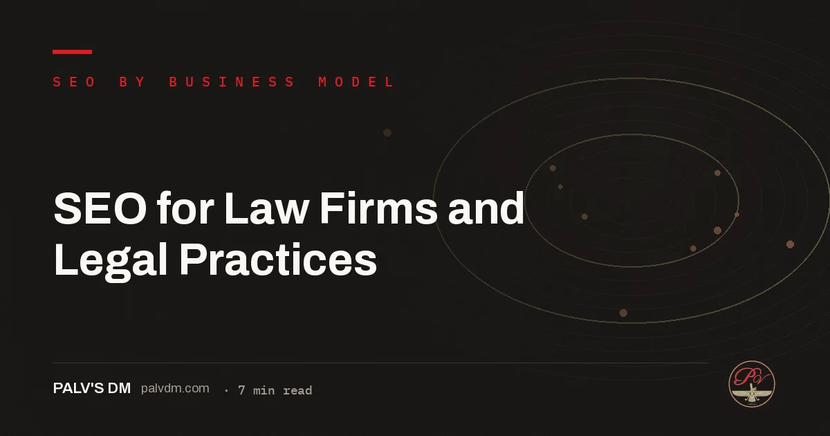 SEO for Law Firms and Legal Practices — hero image