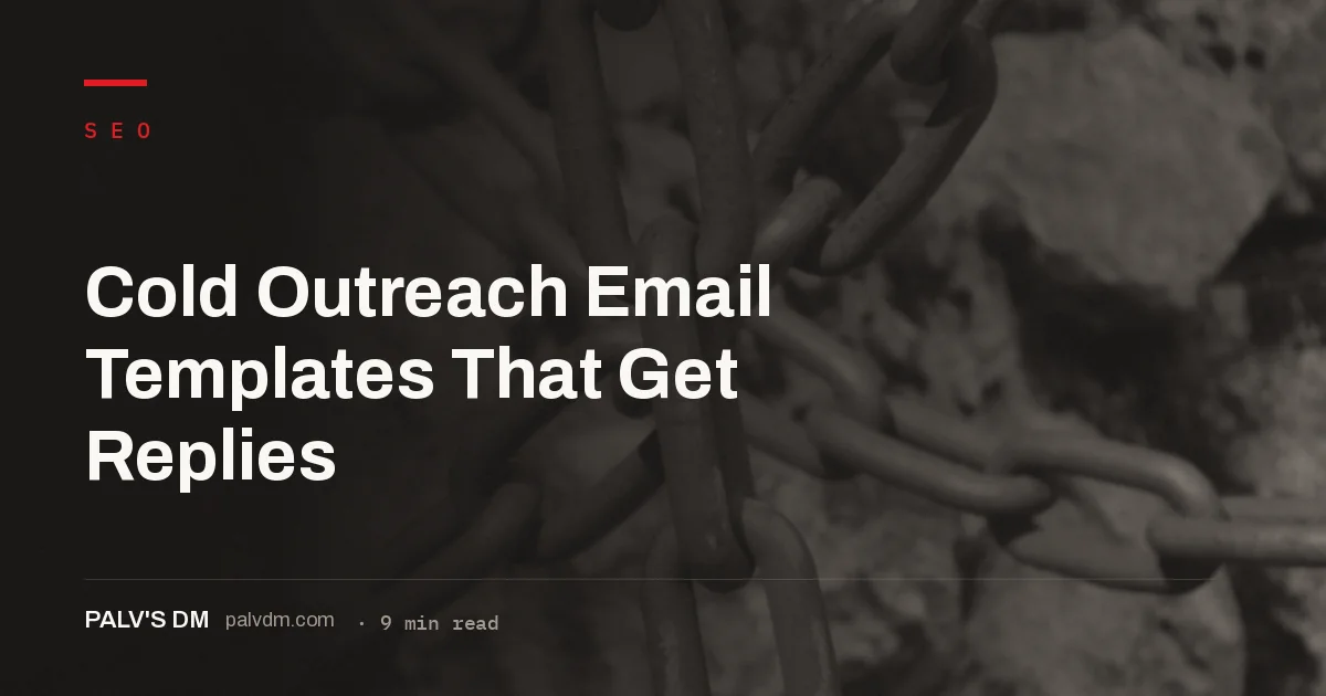 Network of connected email outreach nodes representing link building cold email templates