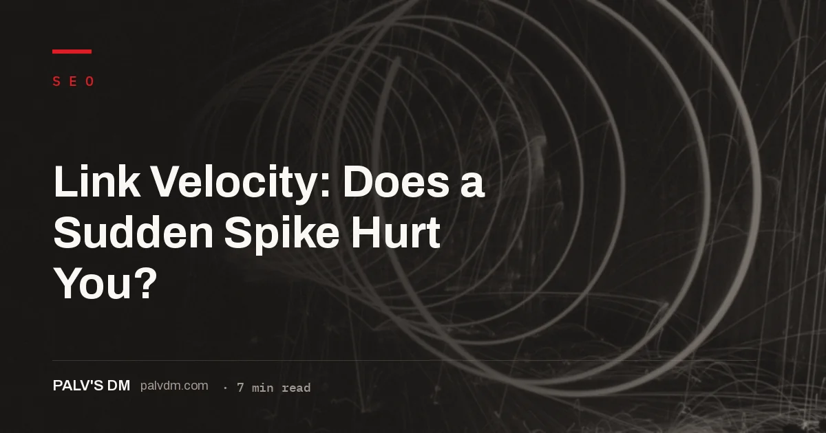 Explaining why a sudden spike in backlinks does not automatically hurt SEO rankings