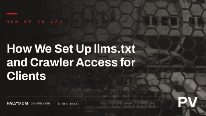 Server room cables representing crawler access infrastructure for llms.txt implementation