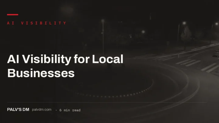 Local AI visibility built on business profile, consistent NAP, reviews and directories