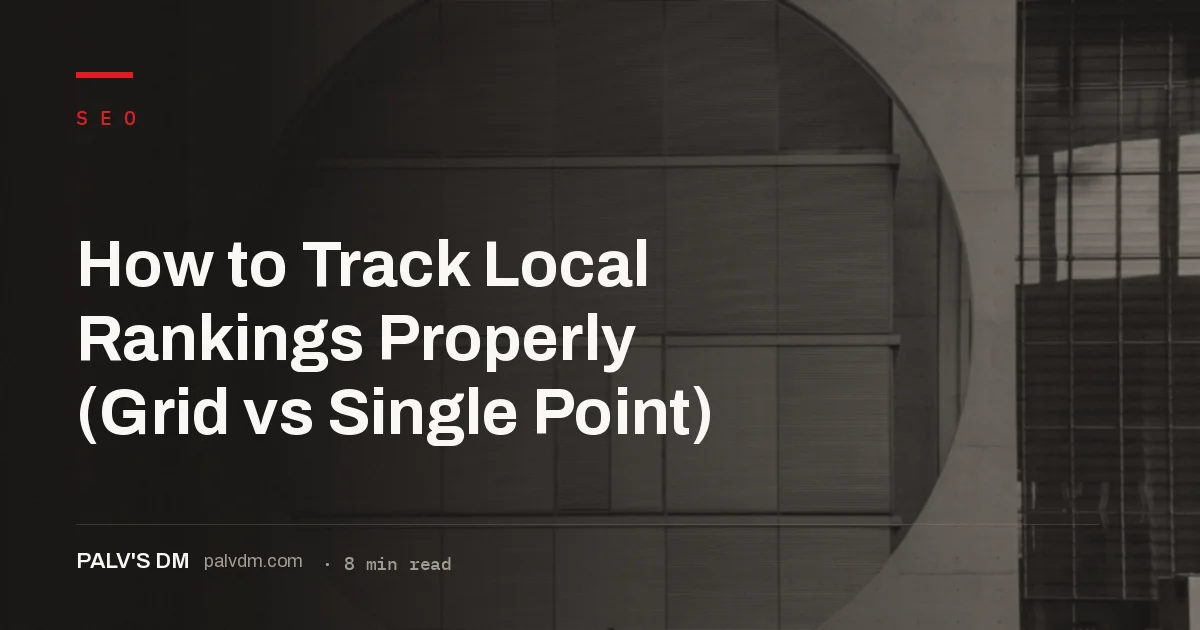 Grid-based local rank tracking heatmap versus single-point rank checks
