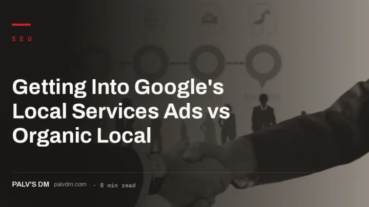 Comparing Google Local Services Ads pay-per-lead model against organic local SEO