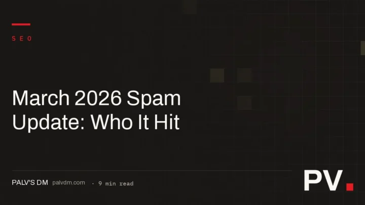 March 2026 Spam Update: Who It Hit