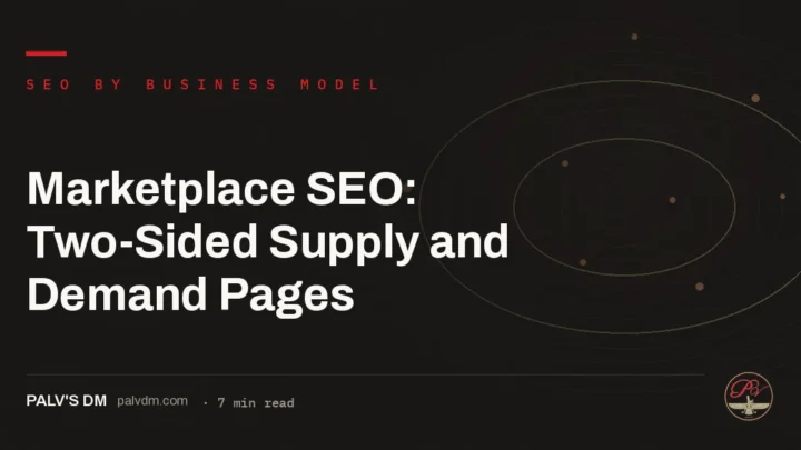 Marketplace SEO: Two-Sided Supply and Demand Pages — hero image