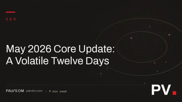 May 2026 Core Update: A Volatile Twelve Days