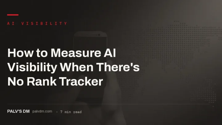 Measuring AI visibility by triangulating prompt tests, GA4, server logs and Search Console