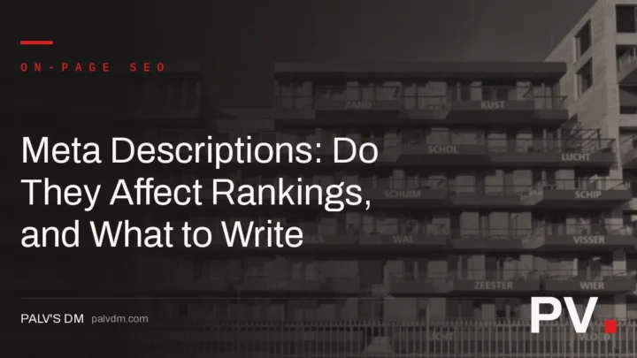 Meta Descriptions: Do They Affect Rankings, and What to Write — featured image