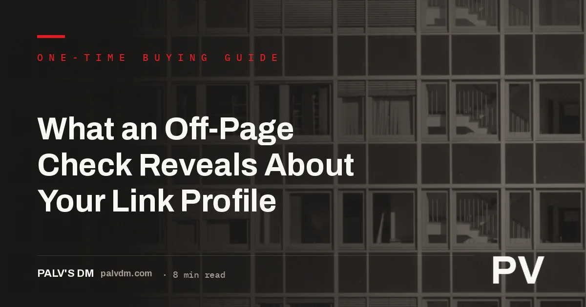 Architectural facade grid representing a structured backlink audit