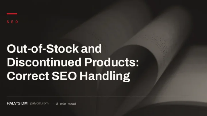 Decision tree for out-of-stock product pages: keep live, redirect, or return a 410 status