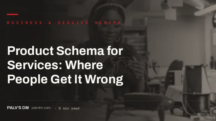 Technical blueprint concept for schema markup structure