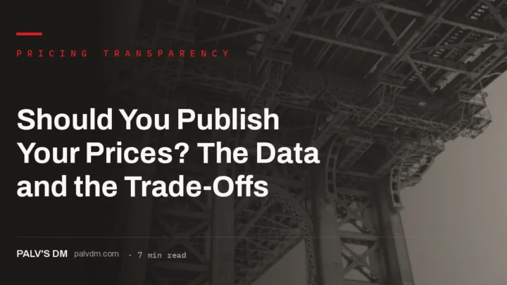 Steel scaffolding representing the structure of a transparent website pricing decision