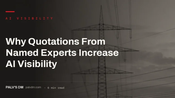 Named expert quotations as a top GEO method for increasing AI visibility