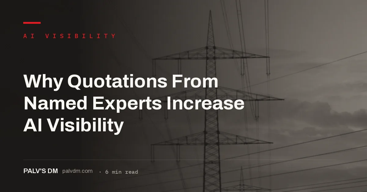 Named expert quotations as a top GEO method for increasing AI visibility