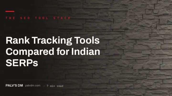 Rank tracking tools compared for Indian search engine results pages
