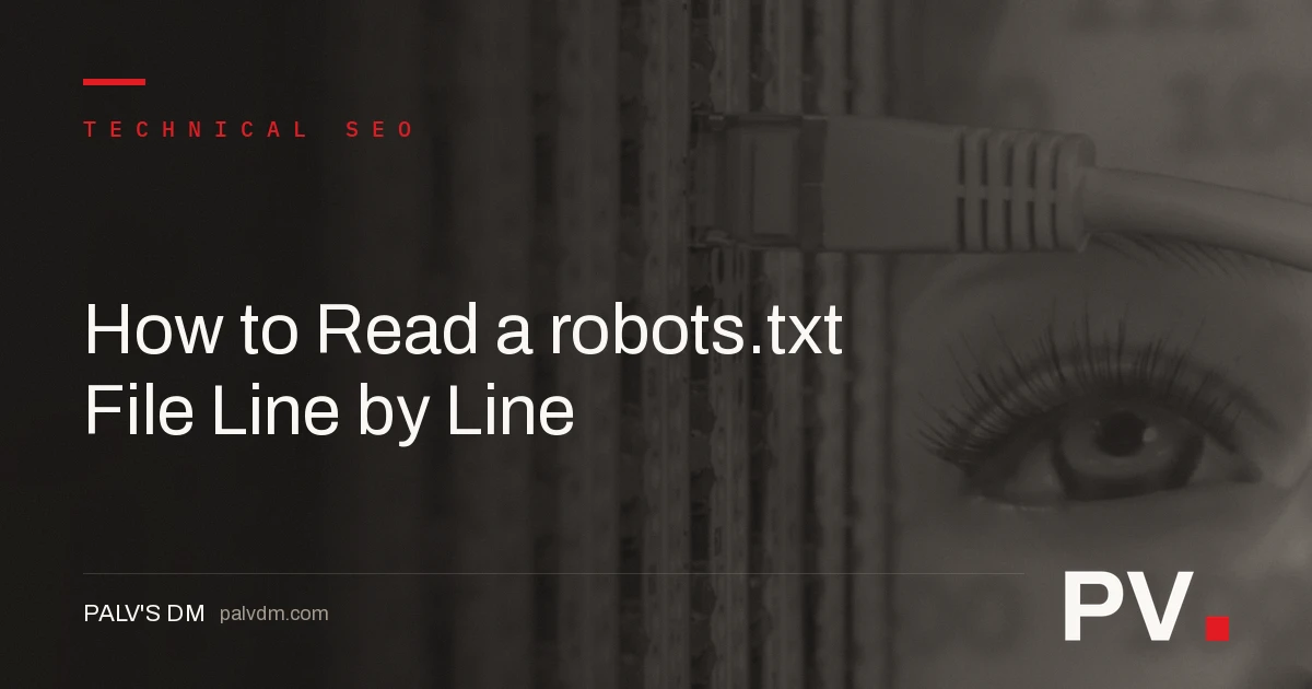 How to Read a robots.txt File Line by Line — featured image