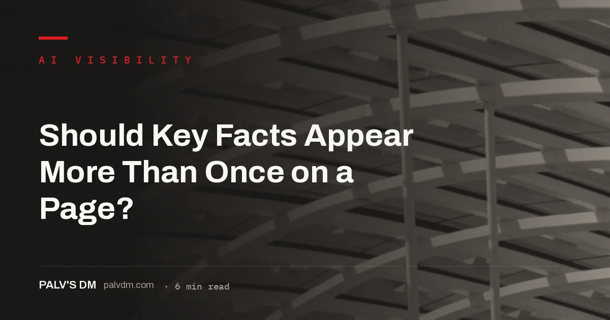 Restating key facts so each extracted passage stands alone