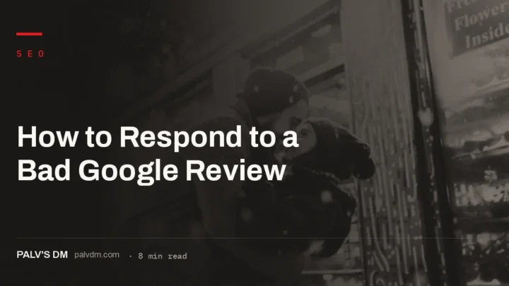 A framework for writing a professional response to a negative Google review