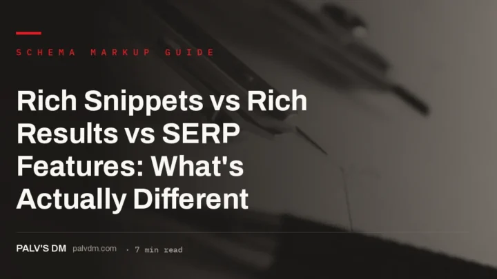 Rich snippets, rich results and SERP features explained