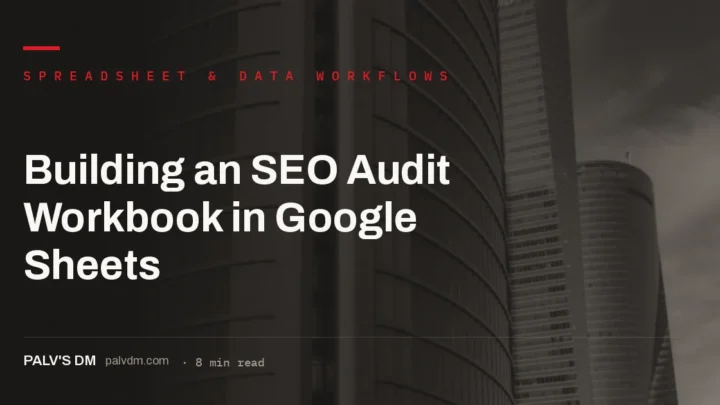 Grid pattern representing a structured SEO audit spreadsheet